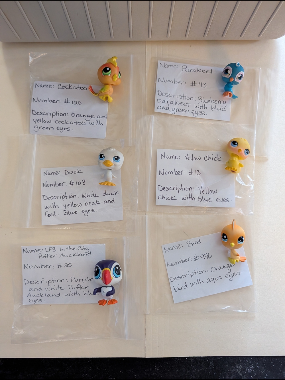 Littlest Pet Shop Bird Collection